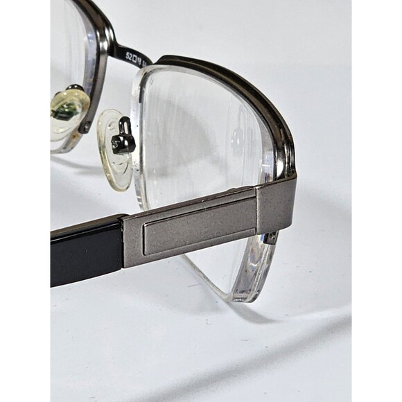 Safilo Unisex Eyeglasses Elasta 7173 OX93 52-18 140 Black/gun Metal FRAMES ONLY - Picture 13 of 15